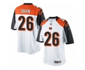 Youth Nike Cincinnati Bengals #26 Josh Shaw Limited White NFL Jersey