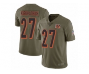 Youth Nike Cincinnati Bengals #27 Dre Kirkpatrick Limited Olive 2017 Salute to Service NFL Jersey