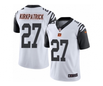 Youth Nike Cincinnati Bengals #27 Dre Kirkpatrick Limited White Rush NFL Jersey