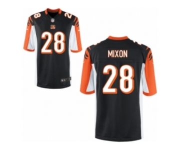 Youth Nike Cincinnati Bengals #28 Joe Mixon Game Black Team Color NFL Jersey