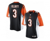 Youth Nike Cincinnati Bengals #3 Jake Elliott Limited Black Team Color NFL Jersey