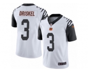 Youth Nike Cincinnati Bengals #3 Jeff Driskel Limited White Rush NFL Jersey