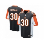 Youth Nike Cincinnati Bengals #30 Cedric Peerman Black Team Color NFL Jersey