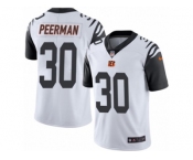 Youth Nike Cincinnati Bengals #30 Cedric Peerman Limited White Rush NFL Jersey