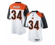 Youth Nike Cincinnati Bengals #34 Joe Mixon Limited White NFL Jersey