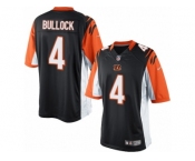 Youth Nike Cincinnati Bengals #4 Randy Bullock Limited Black Team Color NFL Jersey