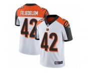 Youth Nike Cincinnati Bengals #42 Clayton Fejedelem White Vapor Untouchable Limited Player NFL Jersey