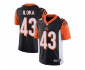 Youth Nike Cincinnati Bengals #43 George Iloka Vapor Untouchable Limited Black Team Color NFL Jersey