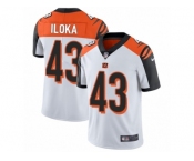 Youth Nike Cincinnati Bengals #43 George Iloka Vapor Untouchable Limited White NFL Jersey