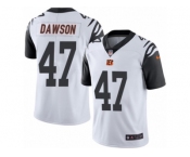 Youth Nike Cincinnati Bengals #47 Paul Dawson Limited White Rush NFL Jersey