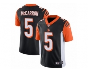 Youth Nike Cincinnati Bengals #5 AJ McCarron Vapor Untouchable Limited Black Team Color NFL Jersey