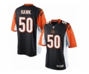 Youth Nike Cincinnati Bengals #50 A.J. Hawk Black Team Color NFL Jerse