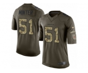 Youth Nike Cincinnati Bengals #51 Kevin Minter Limited Green Salute to Service NFL Jersey