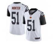 Youth Nike Cincinnati Bengals #51 Kevin Minter Limited White Rush NFL Jersey