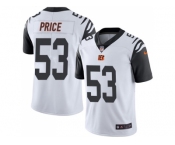 Youth Nike Cincinnati Bengals #53 Billy Price White Stitched NFL Limited Rush Jersey