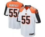 Youth Nike Cincinnati Bengals #55 Vontaze Burfict White NFL Jersey