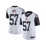 Youth Nike Cincinnati Bengals #57 Vincent Rey Limited White Rush NFL Jersey