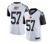 Youth Nike Cincinnati Bengals #57 Vincent Rey Limited White Rush NFL Jersey