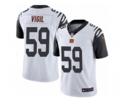 Youth Nike Cincinnati Bengals #59 Nick Vigil Limited White Rush NFL Jersey