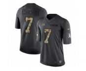 Youth Nike Cincinnati Bengals #7 Boomer Esiason Limited Black 2016 Salute to Service NFL Jersey