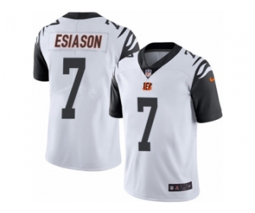 Youth Nike Cincinnati Bengals #7 Boomer Esiason Limited White Rush NFL Jersey