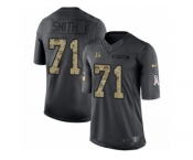 Youth Nike Cincinnati Bengals #71 Andre Smith Limited Black 2016 Salute to Service NFL Jersey