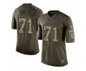 Youth Nike Cincinnati Bengals #71 Andre Smith Limited Green Salute to Service NFL Jersey