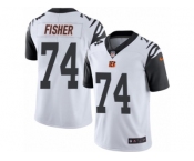 Youth Nike Cincinnati Bengals #74 Jake Fisher Limited White Rush NFL Jersey