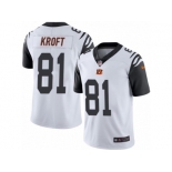 Youth Nike Cincinnati Bengals #81 Tyler Kroft Limited White Rush NFL Jersey