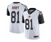 Youth Nike Cincinnati Bengals #81 Tyler Kroft Limited White Rush NFL Jersey