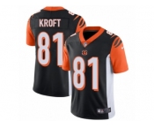 Youth Nike Cincinnati Bengals #81 Tyler Kroft Vapor Untouchable Limited Black Team Color NFL Jersey