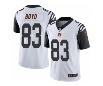 Youth Nike Cincinnati Bengals #83 Tyler Boyd Limited White Rush NFL Jersey