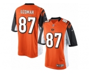 Youth Nike Cincinnati Bengals #87 C.J. Uzomah Limited Orange Alternate NFL Jersey