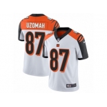 Youth Nike Cincinnati Bengals #87 C.J. Uzomah Vapor Untouchable Limited White NFL Jersey