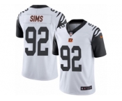 Youth Nike Cincinnati Bengals #92 Pat Sims Limited White Rush NFL Jersey