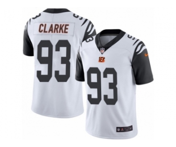 Youth Nike Cincinnati Bengals #93 Will Clarke Limited White Rush NFL Jersey