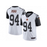 Youth Nike Cincinnati Bengals #94 Domata Peko Limited White Rush NFL Jersey