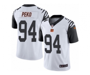 Youth Nike Cincinnati Bengals #94 Domata Peko Limited White Rush NFL Jersey