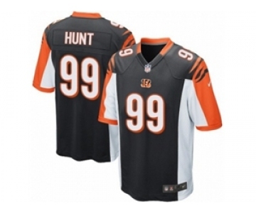 Youth Nike Cincinnati Bengals #99 Margus Hunt Black Team Color NFL Jersey