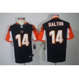 nike youth nfl jerseys cincinnati bengals #14 dalton black[nike limited]