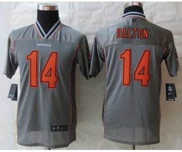 nike youth nfl jerseys cincinnati bengals #14 dalton grey[nike vapor]