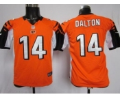 nike youth nfl jerseys cincinnati bengals #14 dalton orange[nile]