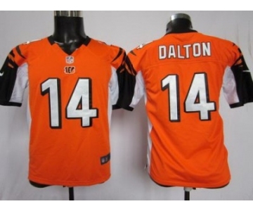 nike youth nfl jerseys cincinnati bengals #14 dalton orange[nile]