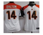 nike youth nfl jerseys cincinnati bengals #14 dalton white[nile]