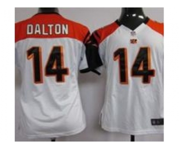 nike youth nfl jerseys cincinnati bengals #14 dalton white[nile]