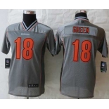 nike youth nfl jerseys cincinnati bengals #18 green grey[nike vapor]