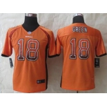 nike youth nfl jerseys cincinnati bengals #18 green orange[Elite drift fashion]