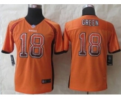 nike youth nfl jerseys cincinnati bengals #18 green orange[Elite drift fashion]