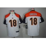 nike youth nfl jerseys cincinnati bengals #18 green white[nike limited]