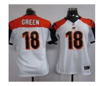 nike youth nfl jerseys cincinnati bengals #18 green white[nike]